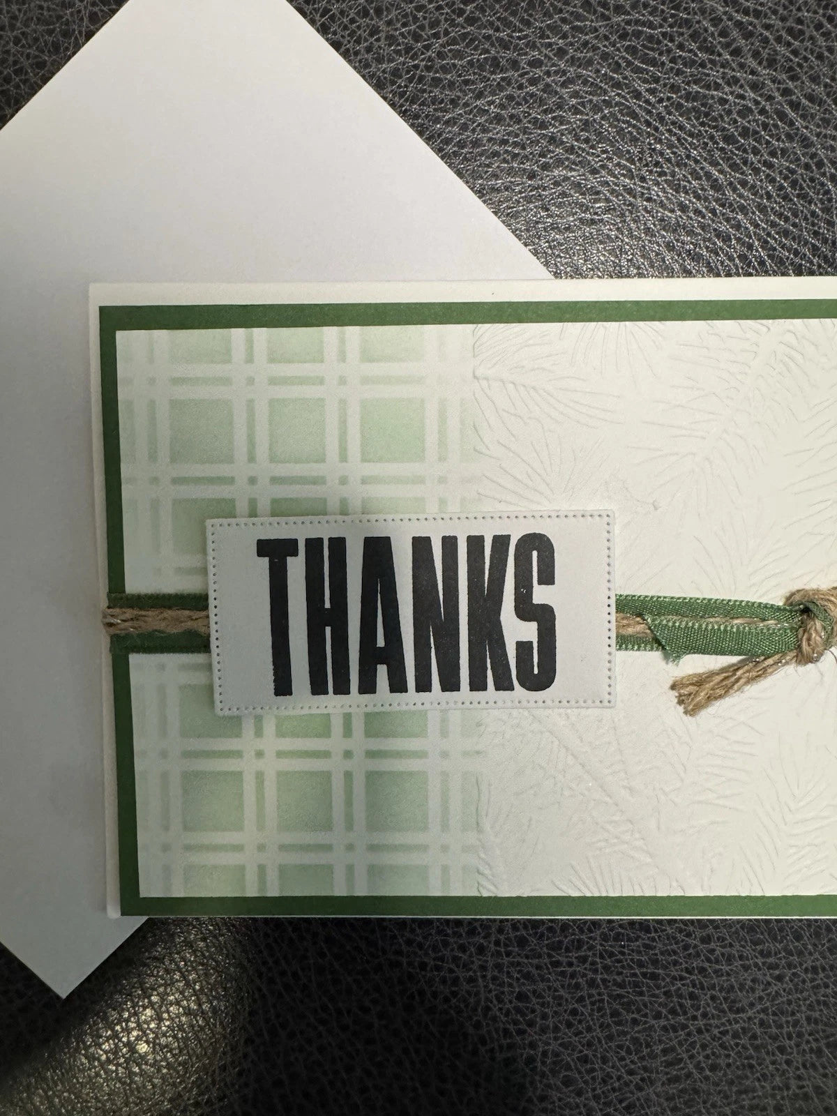 Handmade Thank You card